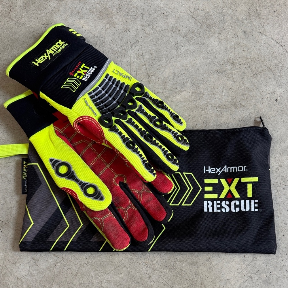 HexArmor EXT Rescue Gloves work extrication biking fire ems